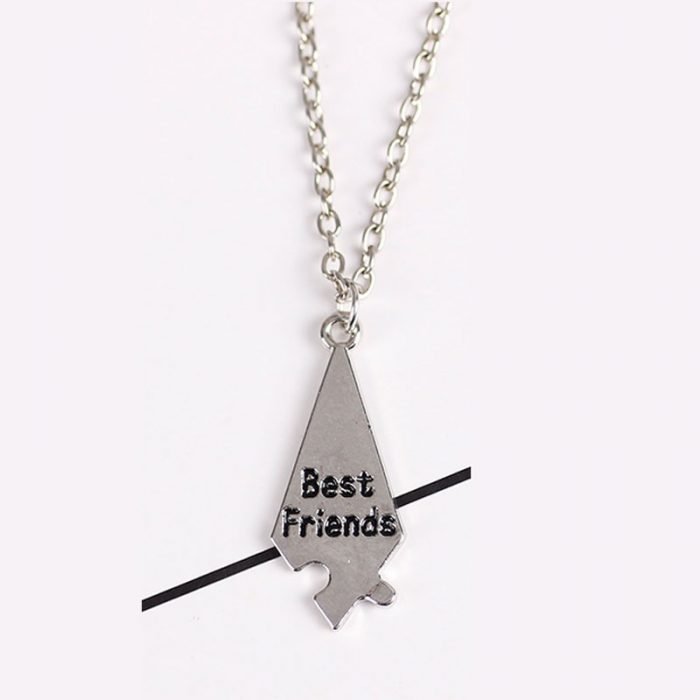 5 piece Best Friend Stitching Necklace Male And Female Students Bff Friendship Pendant Star Metal Choker 2