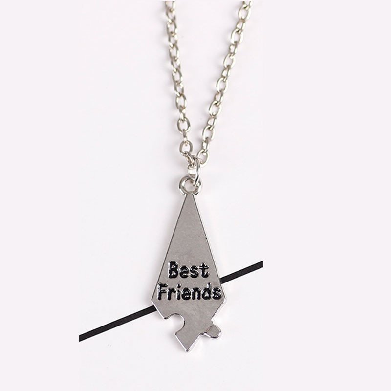 Buy Best Friend Pizza Pendant Necklace with Crystal Charm BFF Friendship  Necklace Set for Friends Gift Unisex Online at desertcartINDIA