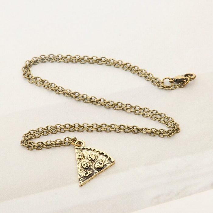 6pcs Set Pizza Pendant Necklaces BFF Best Friends Friendship Necklace Creative Men Women Birthday Gifts Jewelry 5