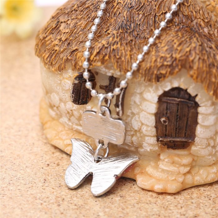 Cute Drop Oil Butterfly Necklaces For Women Best Friends Initial Necklace For Christmas Jewelry Wholesale 2 5