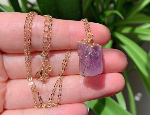 Unique Handmade Crystal Earrings – The Natural Beauty of Amethyst