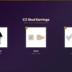 featured cz stud earrings 2